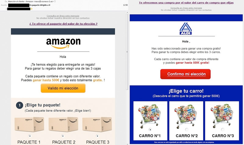500 euros de descuento en Amazon y Aldi