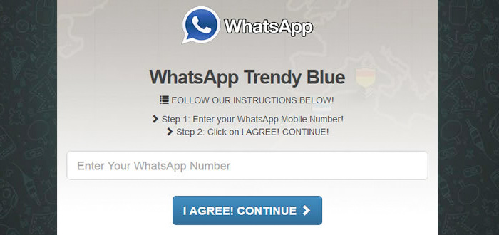 WhatsApp Trendy Blue