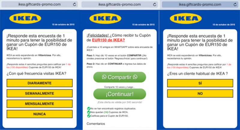 Ikea regala por WhatsApp un cupón de 150 euros