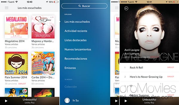 Alternativas Spotify: música por suscripción para Android, iPhone y Windows Phone