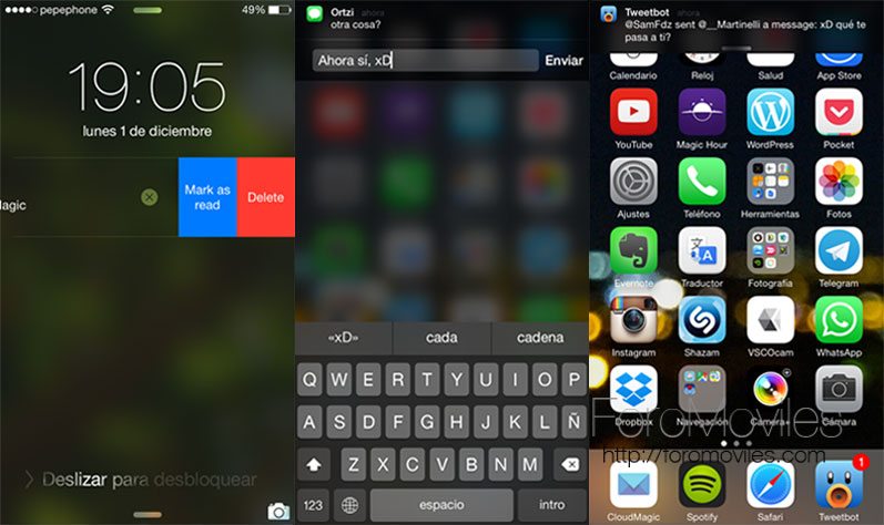 La notificación perfecta: iPhone, Android y Windos Phone