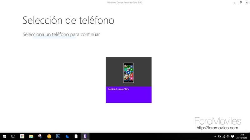 Cómo hacer downgrade desde Windows 10 a Windows Phone 8.1