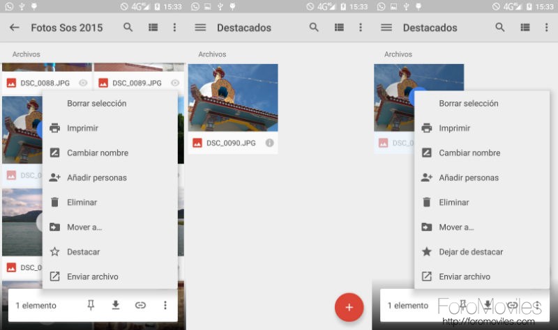 Guía Google Drive Destacar Archivos