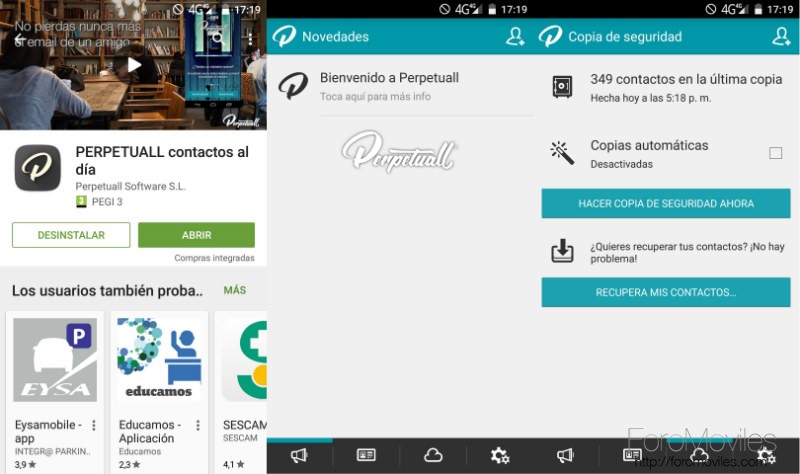 Contactos En Android Perpetuall
